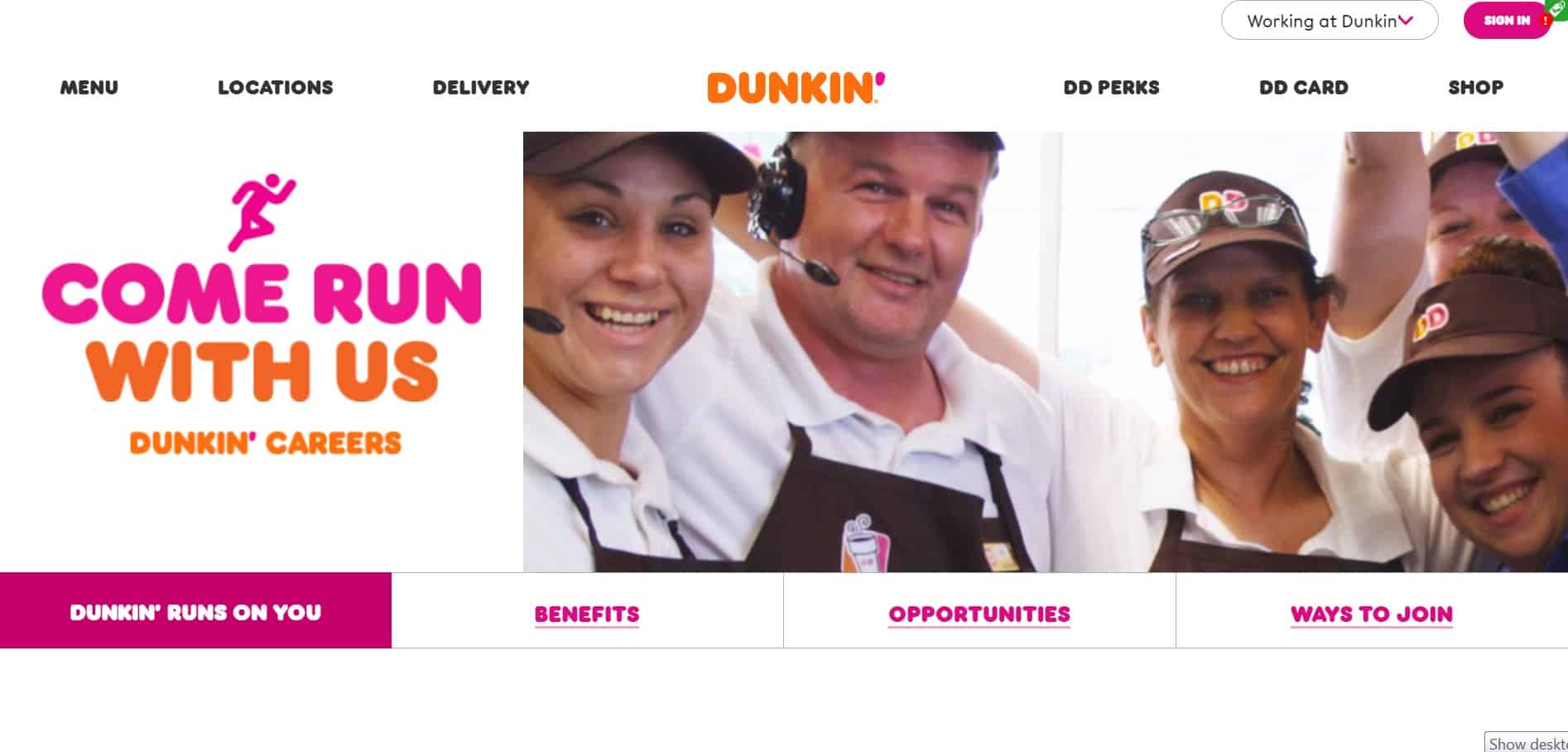 Dunkin Donuts Application Online Employment And Careers Guide 