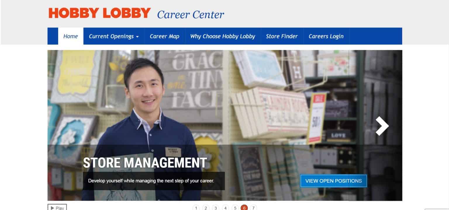 Hobby Lobby Application for Employment and Careers